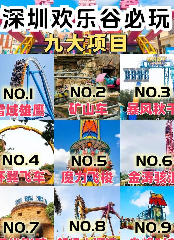 深圳游乐场有哪些（深圳游乐场有哪些景点）