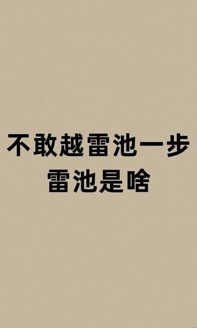 雷池是什么意思（雷池是什么意思网络用语）