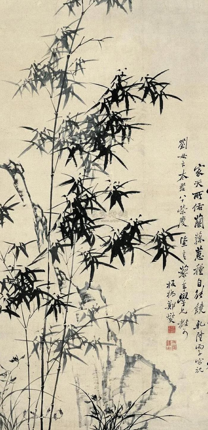 郑板桥的画（郑板桥的画作）
