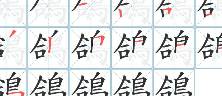 鸽的部首是什么偏旁（鸽的部首是什么偏旁怎么读）