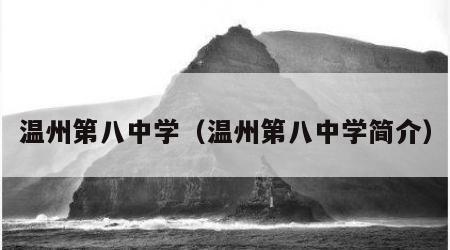 温州第八中学（温州第八中学简介）