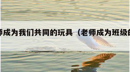 老师成为我们共同的玩具（老师成为班级的玩具）