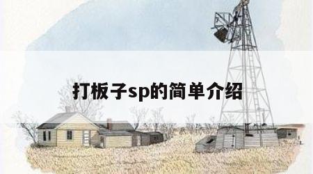 打板子sp的简单介绍