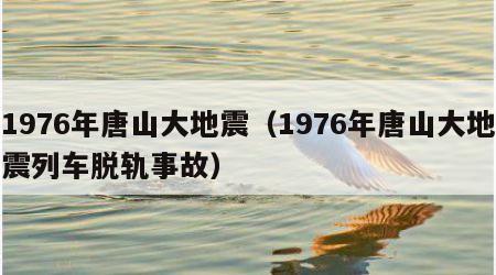 1976年唐山大地震（1976年唐山大地震列车脱轨事故）