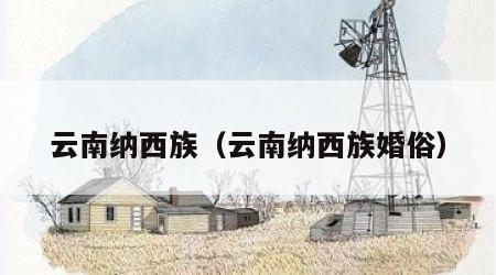 云南纳西族（云南纳西族婚俗）