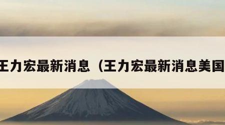 王力宏最新消息（王力宏最新消息美国）
