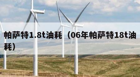 帕萨特1.8t油耗（06年帕萨特18t油耗）