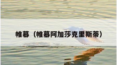 帷幕（帷幕阿加莎克里斯蒂）