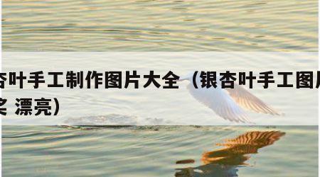 银杏叶手工制作图片大全（银杏叶手工图片一等奖 漂亮）