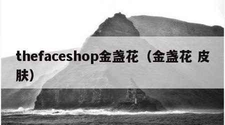 thefaceshop金盏花（金盏花 皮肤）