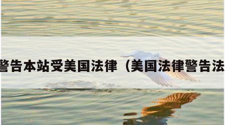 警告本站受美国法律（美国法律警告法）