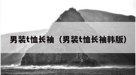 男装t恤长袖（男装t恤长袖韩版）