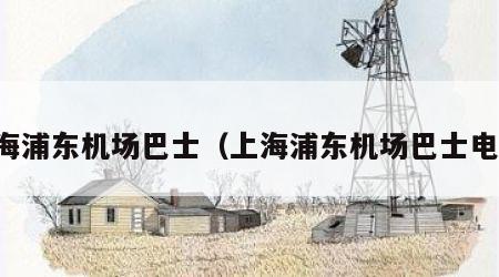 上海浦东机场巴士（上海浦东机场巴士电话）