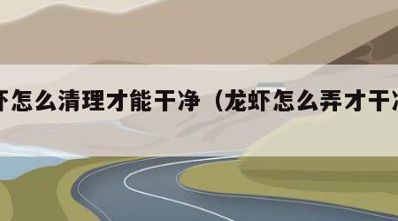 龙虾怎么清理才能干净（龙虾怎么弄才干净视频）