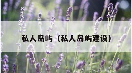 私人岛屿（私人岛屿建设）