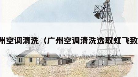 广州空调清洗（广州空调清洗选取虹飞致达）
