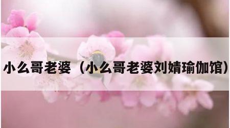 小么哥老婆（小么哥老婆刘婧瑜伽馆）