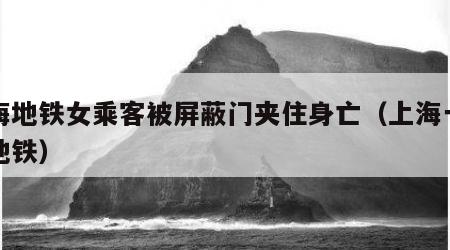 上海地铁女乘客被屏蔽门夹住身亡（上海一女子地铁）