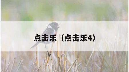 点击乐（点击乐4）