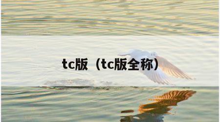 tc版（tc版全称）