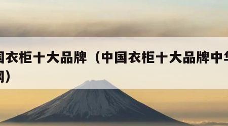 中国衣柜十大品牌（中国衣柜十大品牌中华衣柜网）