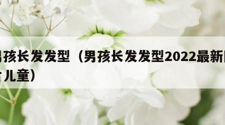 男孩长发发型（男孩长发发型2022最新图片儿童）