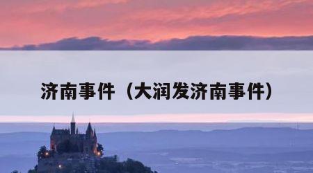 济南事件（大润发济南事件）