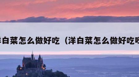 洋白菜怎么做好吃（洋白菜怎么做好吃呀）