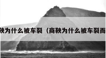 商鞅为什么被车裂（商鞅为什么被车裂而死）