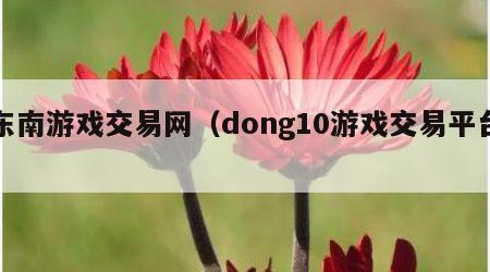 东南游戏交易网（dong10游戏交易平台）