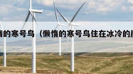 懒惰的寒号鸟（懒惰的寒号鸟住在冰冷的崖缝里）