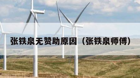 张铁泉无赞助原因（张铁泉师傅）
