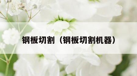 钢板切割（钢板切割机器）