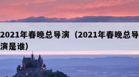 2021年春晚总导演（2021年春晚总导演是谁）